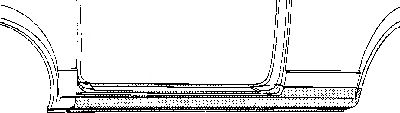 VAN WEZEL 581001 -  Накладка порога